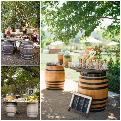 idées deco bar a coctail diy theme vignoble